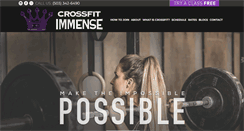 Desktop Screenshot of crossfitimmense.com